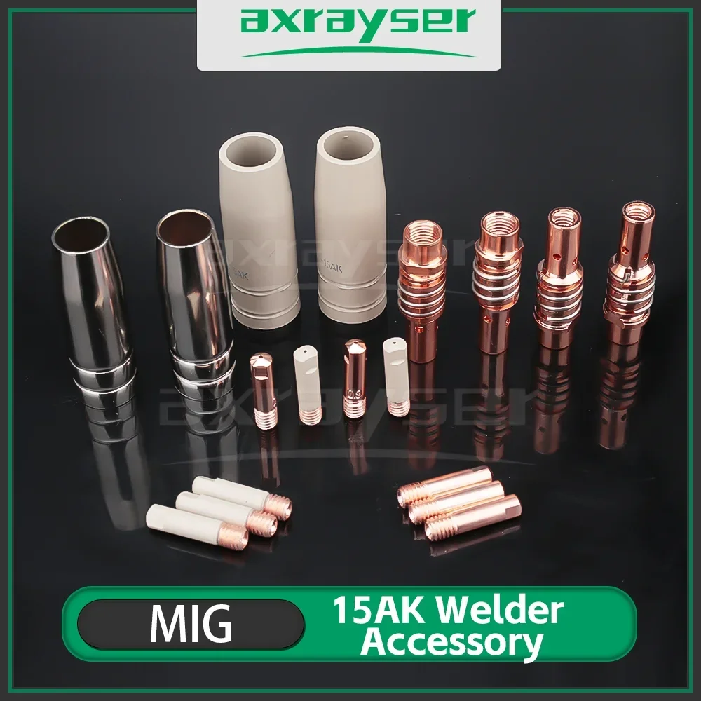 

MB14 15AK MIG MAG GMAW Welder Torch Accessory 15AK Protection Nozzle Coating Nozzle Contact Tip for 14AK 15AK MIG Welding Torch