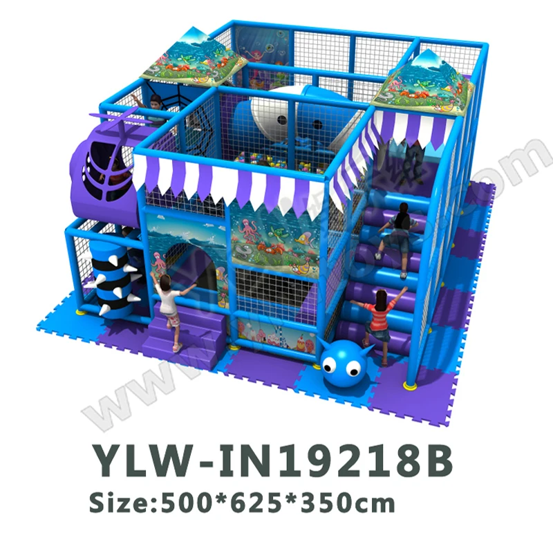 YLWCNN Customized Designed Small Indoor Playground Seaworld Theme Amusement Game Park Kids Play Center