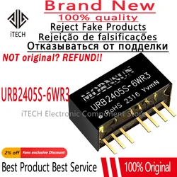 1pcs Original and Genuine URB2405S-6WR3 URB2405S URB2405S6WR3 DC-DC Power Module Input 9V To 36V Output 5V 1.2A 6W