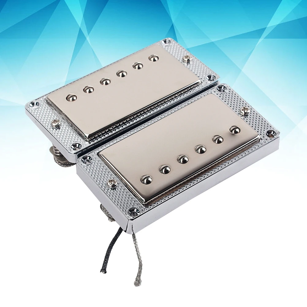

2 Guitar Pickups 1 Bridge 1 Neck Pickup Suitable Electric Humbucker Pickups Guitars Alloy Copper Sturdy DIY