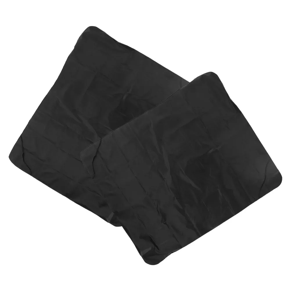 

2pcs Waterproof Car Seat Covers for Pets Oxford Cloth Rear Seat Protectors Heavy Duty Oil Resistant Automotive Interior Mats