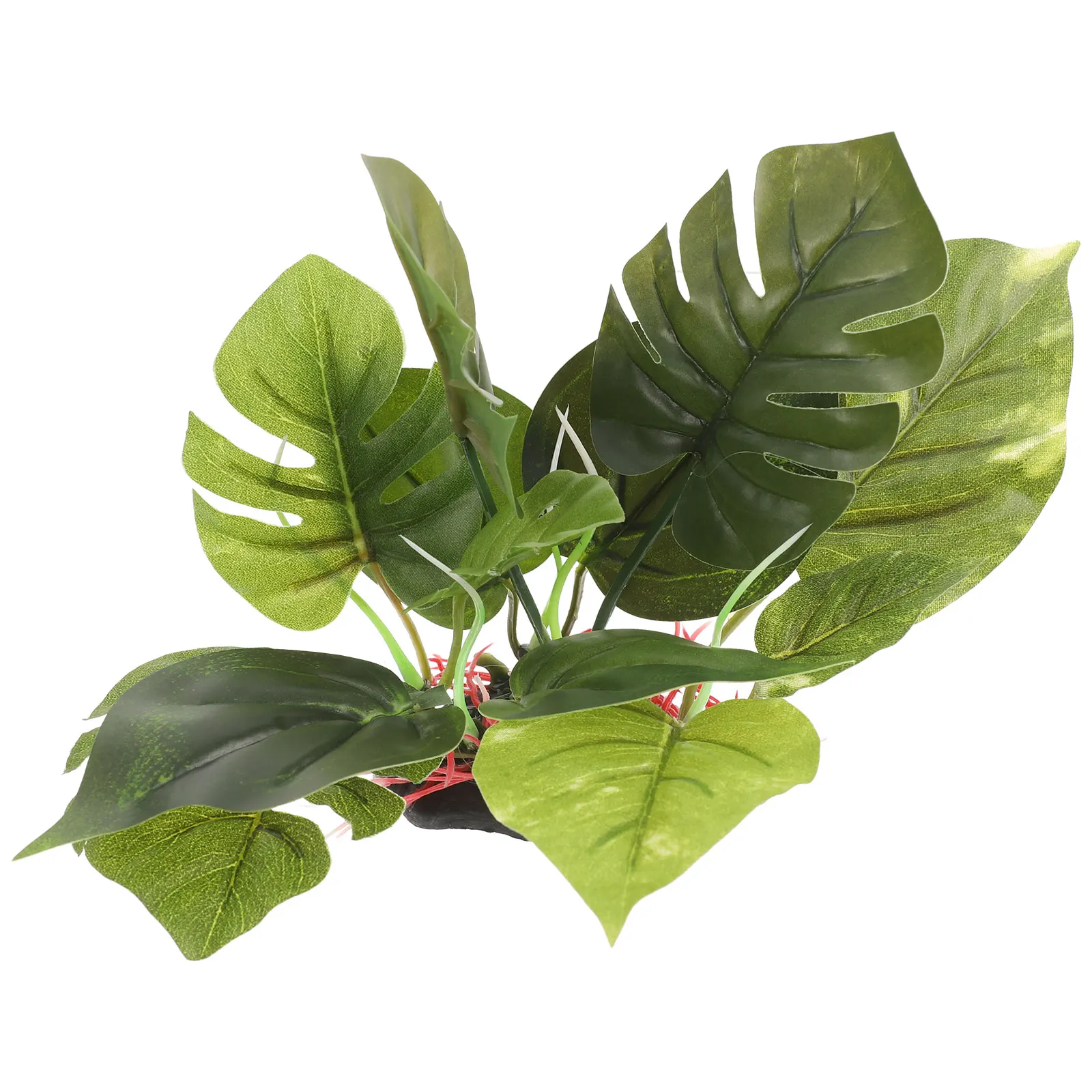 

Artificial Plant Decoration Pink Root Pine Tree Lifelike Aquarium Plants Fish Tank AccessoriesAquarium Decor Home Office Table