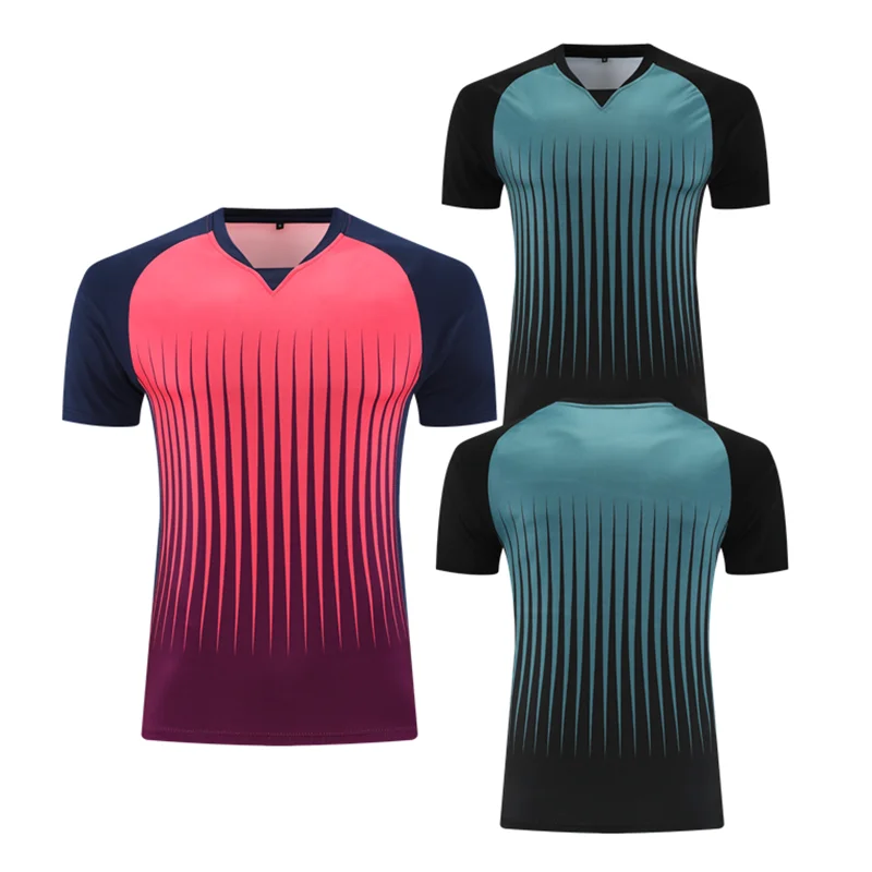 Professional Referee Basketball Jersey Adult Badminton Table Tennis Umpire Shirt Stripe Short Sleeves O-neck Athletics Judge Top