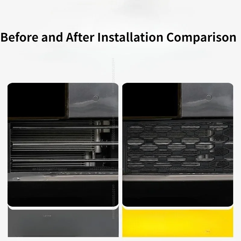 Für BYD Atto 8 Sealion 8 PHEV 2025 2026 Frontstoßstangen-Insektenschutzgitter Langlebiger Staubschutz Kühlergrill Exterieur-Zubehör – Detail 3