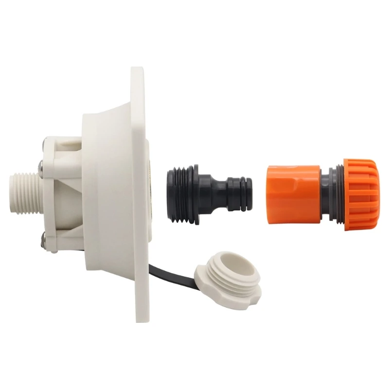 

H3CE Anti -Backflow Water Fill Port Heavy PP Fitings 20 мм совместимость шланга