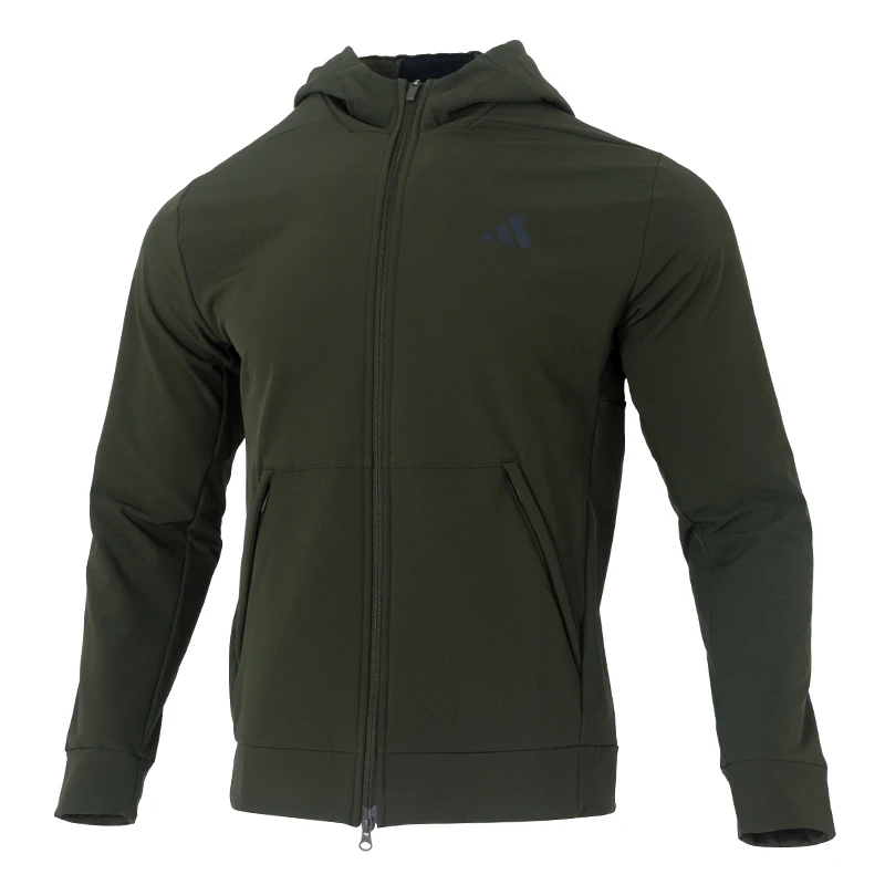 

Adidas (Adidas) Men's Fleece-Lined Sportswear Running Workout Warm Casual Wear Woven Hooded Jacket Ke4370
