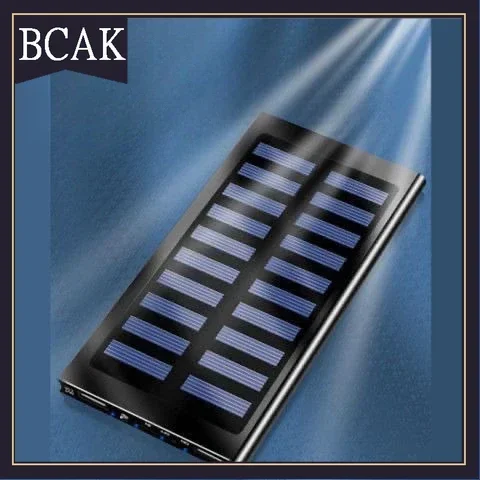 

BCAK Ultra-thin solar portable fast power bank 10000mAh mobile phone universal durable mobile power supply ultra-thin outdoor