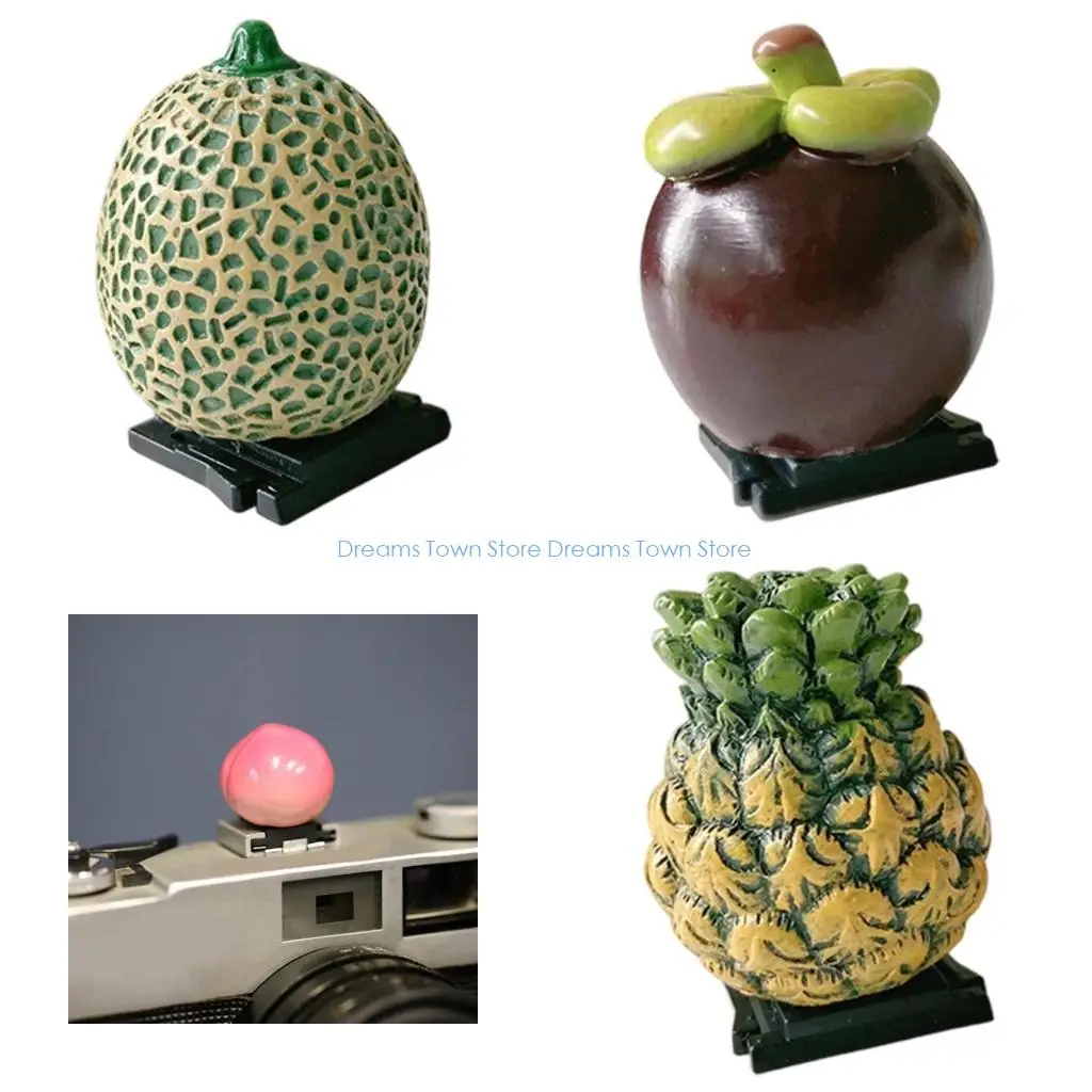 

HX6A Vibranted Camera Hotshoe Protector Decorative Fruit Design Dustproof Cover For Professional Imaging Systems