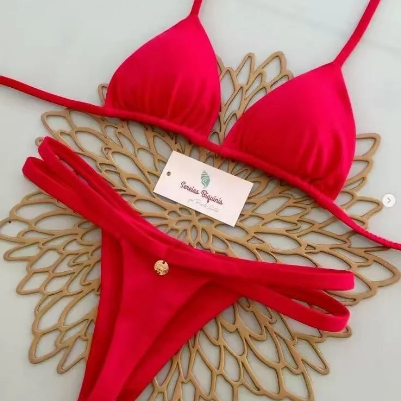 2026Two-piece swimsuit bikini, best-selling in Brazilian beaches, quick-drying