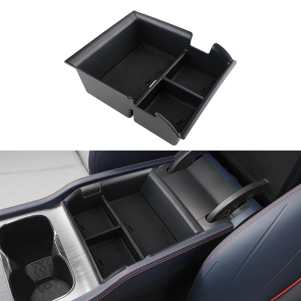 Car Center Console Organizer Armrest Storage Box Tray Container Pallet Accessories Parts For BYD ATTO 3 Yuan Plus 2022 2023 2024