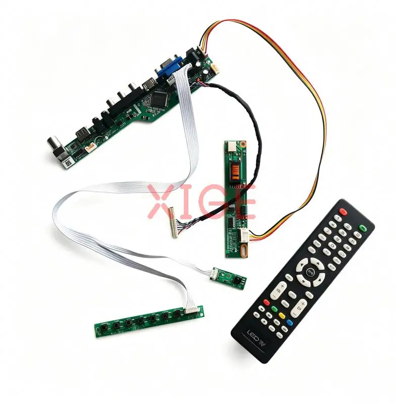 

Screen Controller Board Fit LTN160HT01 LQ164M1LD4C N184H3 LQ164M1LD4A 1-CCFL 30 Pin LVDS 1920*1080 USB+AV+VGA+HDMI 1920x1080 Kit