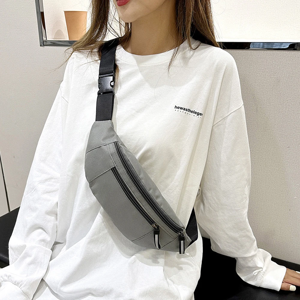 1pcs Unisex Crossbody Waist Bag Pack Belt Bag for Travel Walking Running Hiking Cycling Easy Carry with Phone Compartment