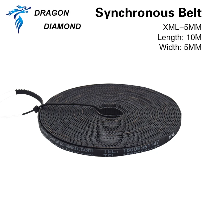 5M/10M MXL Open Timing Belt Width 5mm 6mm 10mm 15mm Rubber Material MXL synchronous Belt For CNC/Cutting/Laser Machine