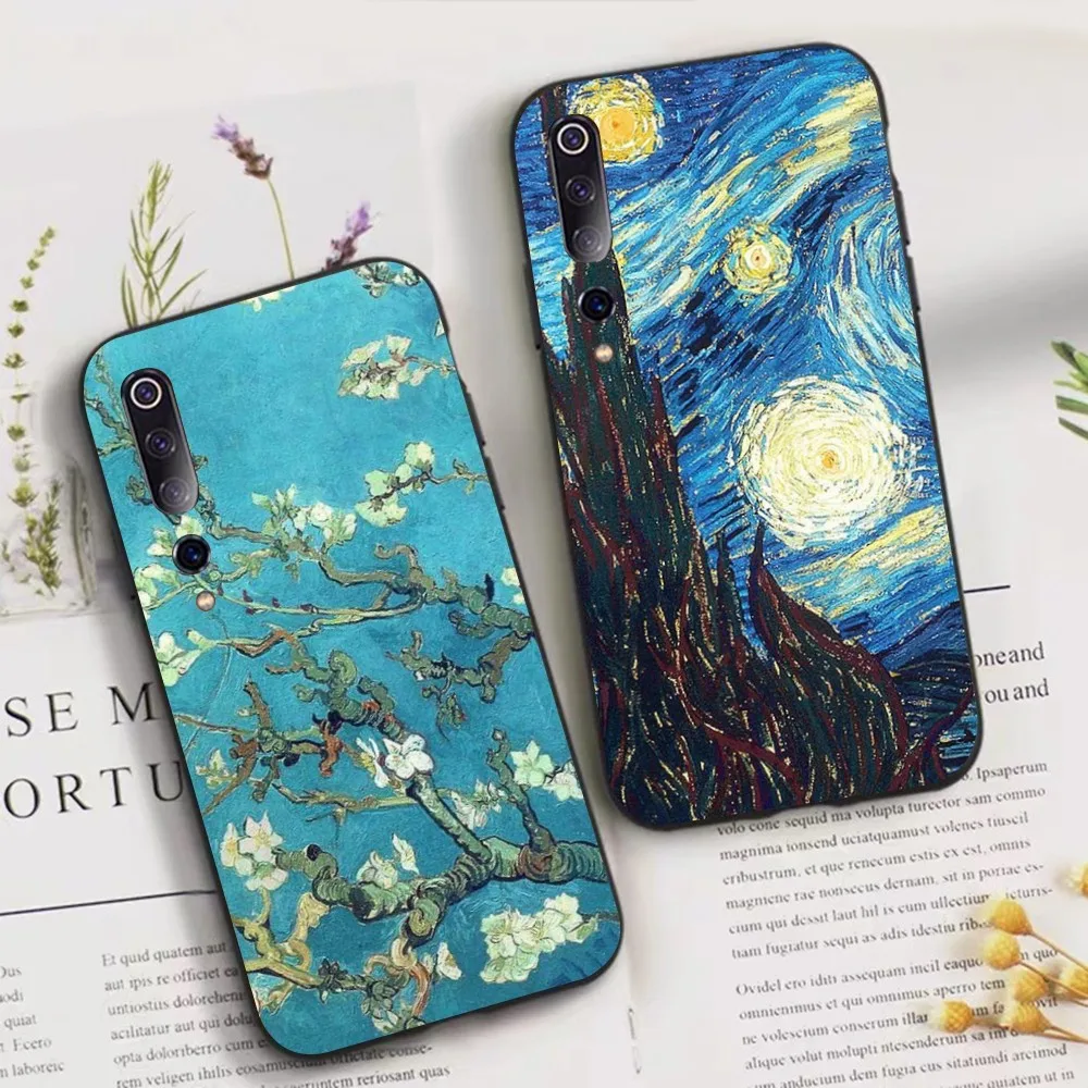 Van Gogh Phone Case For Samsung S 20 21 22 23 plus Ultra for Redmi Note 8 9 10 11 for Huawei Y 5 6 9