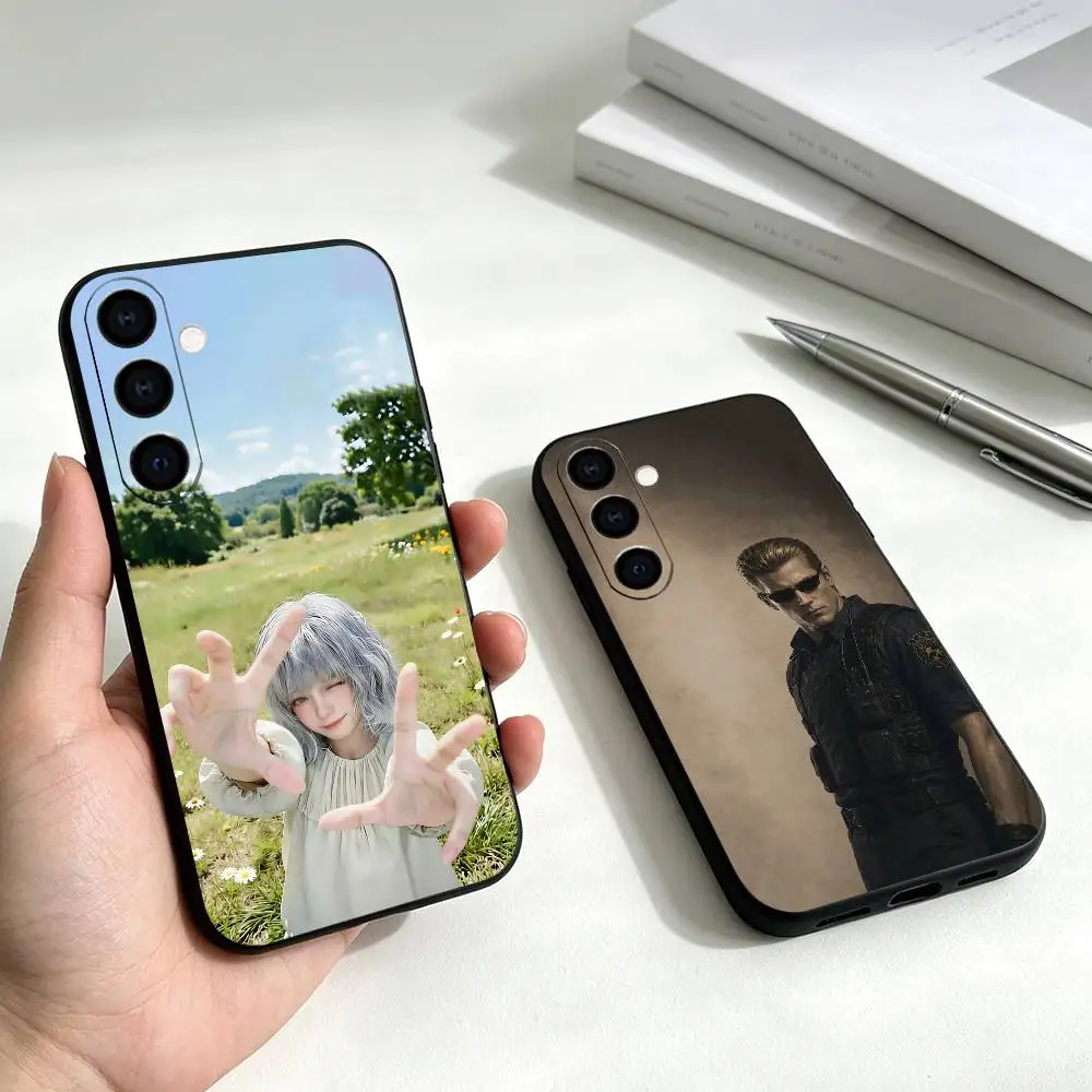 Game Resident Evil Phone Case Black Silicone Soft For Samsung Galaxy A73,A72,A71,A70,A53,A52,A51 Gift