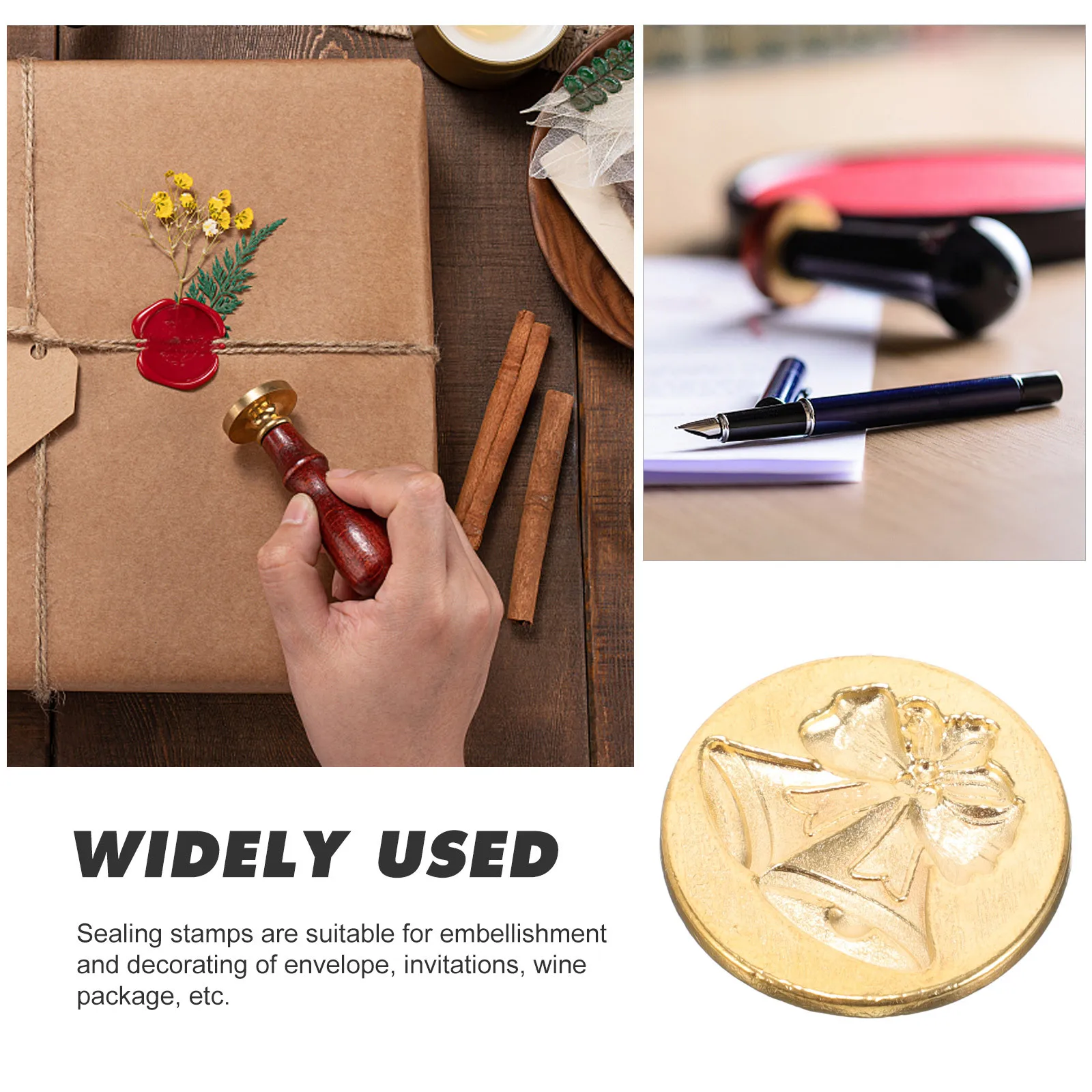 

Wax Seal Head Metal Envelope Decoration DIY Supply Letter Sealing Accessory Lacquer Seal DIY Supply