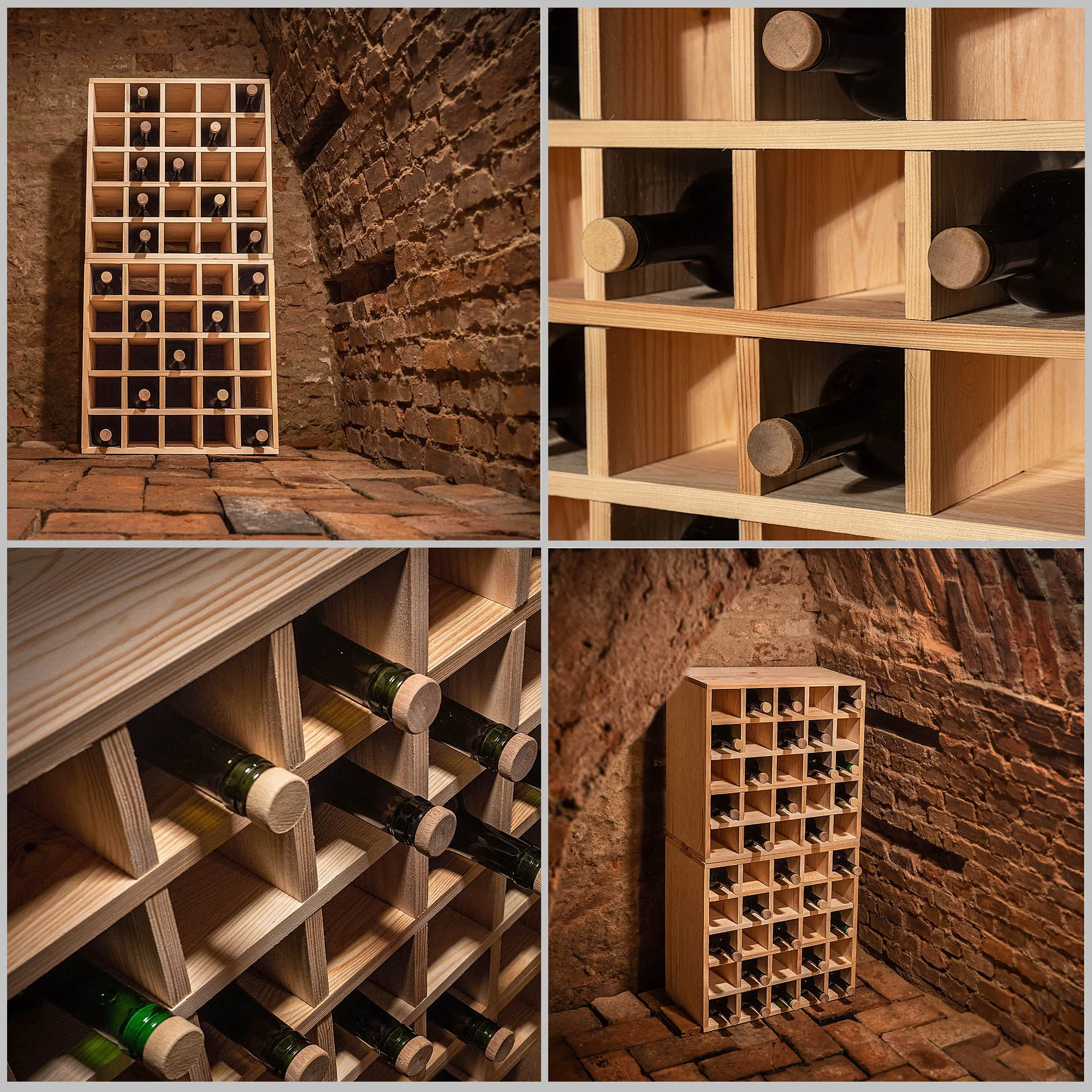 خزانة كتب النبيذ من كاداكس، صندوق شطرنج خشبي شفاف برونزي، 2 قطعة #5