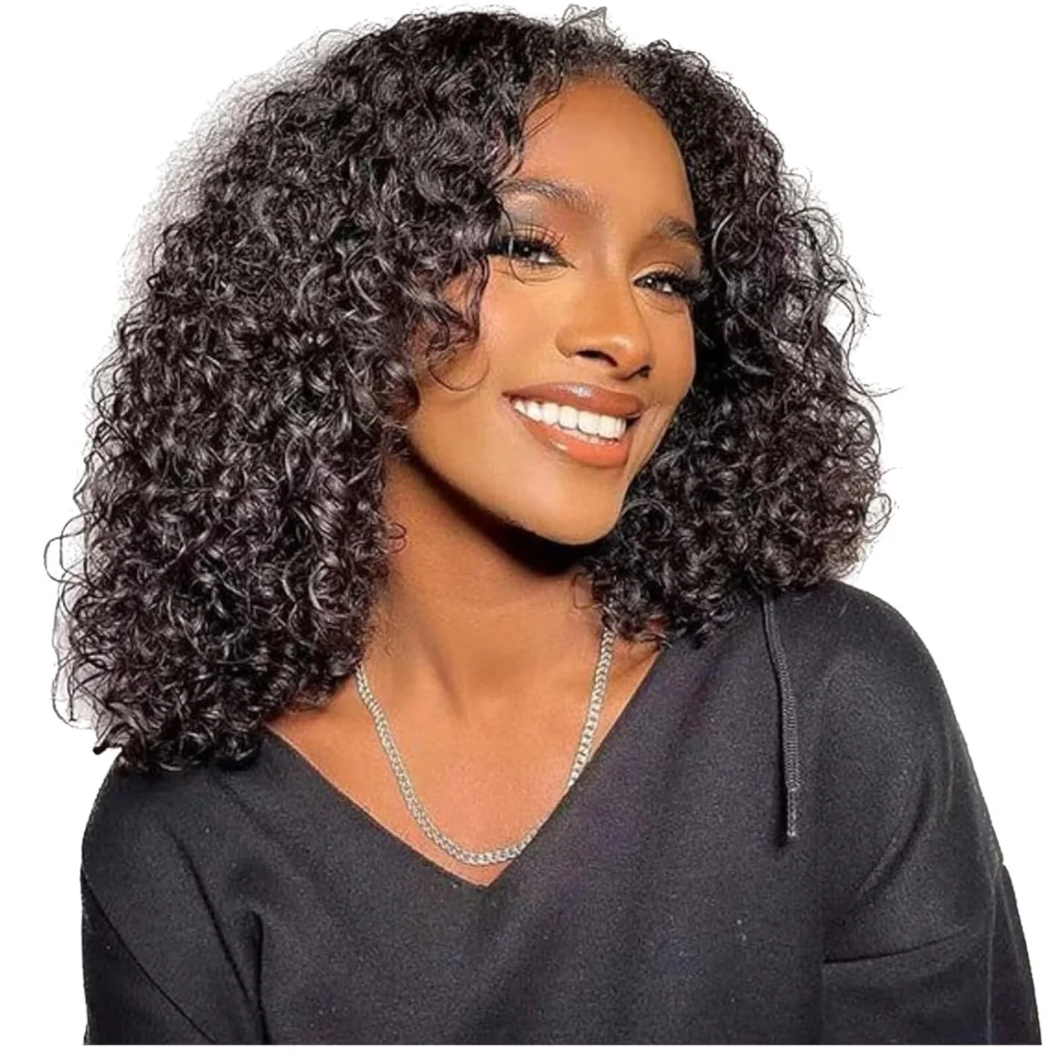 13x4 Short Curly Human Hair Bob Wigs Water Wave Lace Front Human Hair Wigs 13x6 Deep Wave Brazilian Wig Human Hair