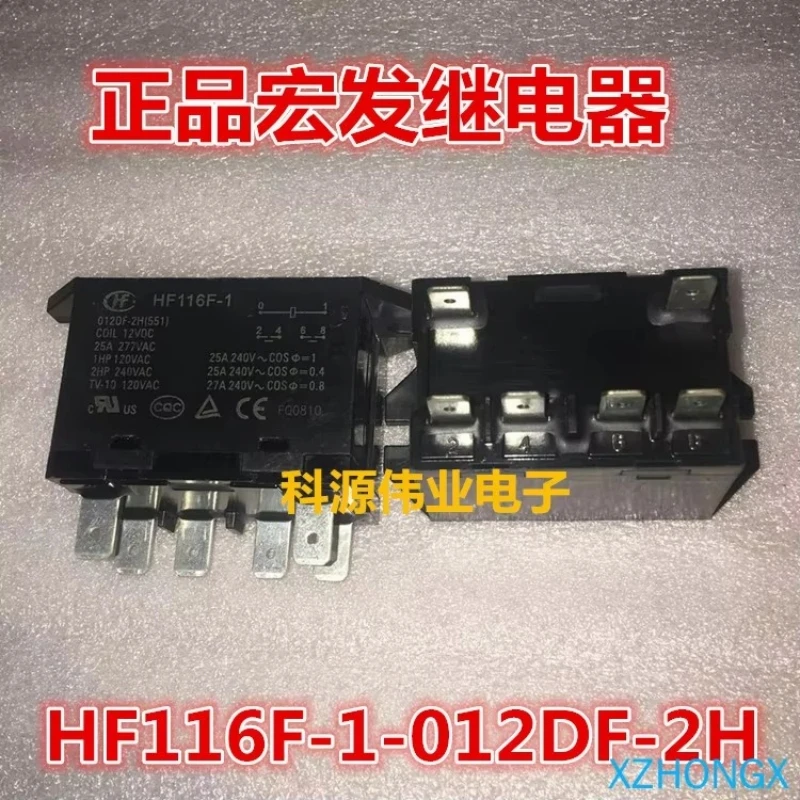 

HF116F-1 012DF-2H relay dos grupos a menudo abrir JQX-116F-1 de bobina de 25a 12V