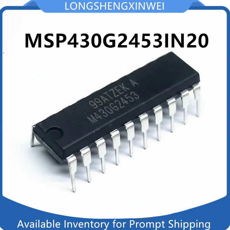 1 قطعة M430G2453 MSP430G2453IN20 الإدراج المباشر DIP20 رقاقة متحكم أصلية جديدة في المخزون