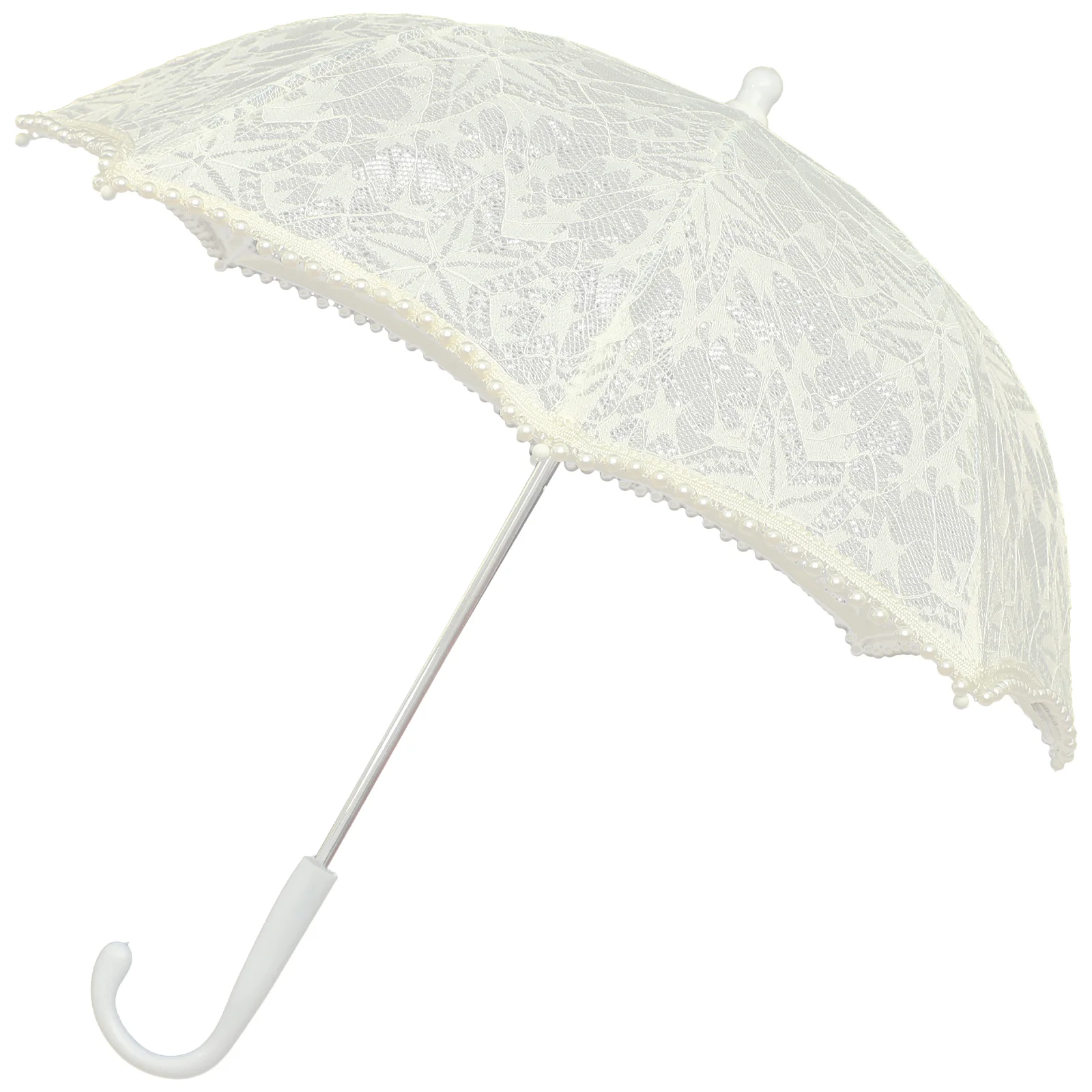 Lace Umbrella Bridal Wedding Umbrellas Bulk Fancy Flower Girl Plastic Parasol Bridegroom