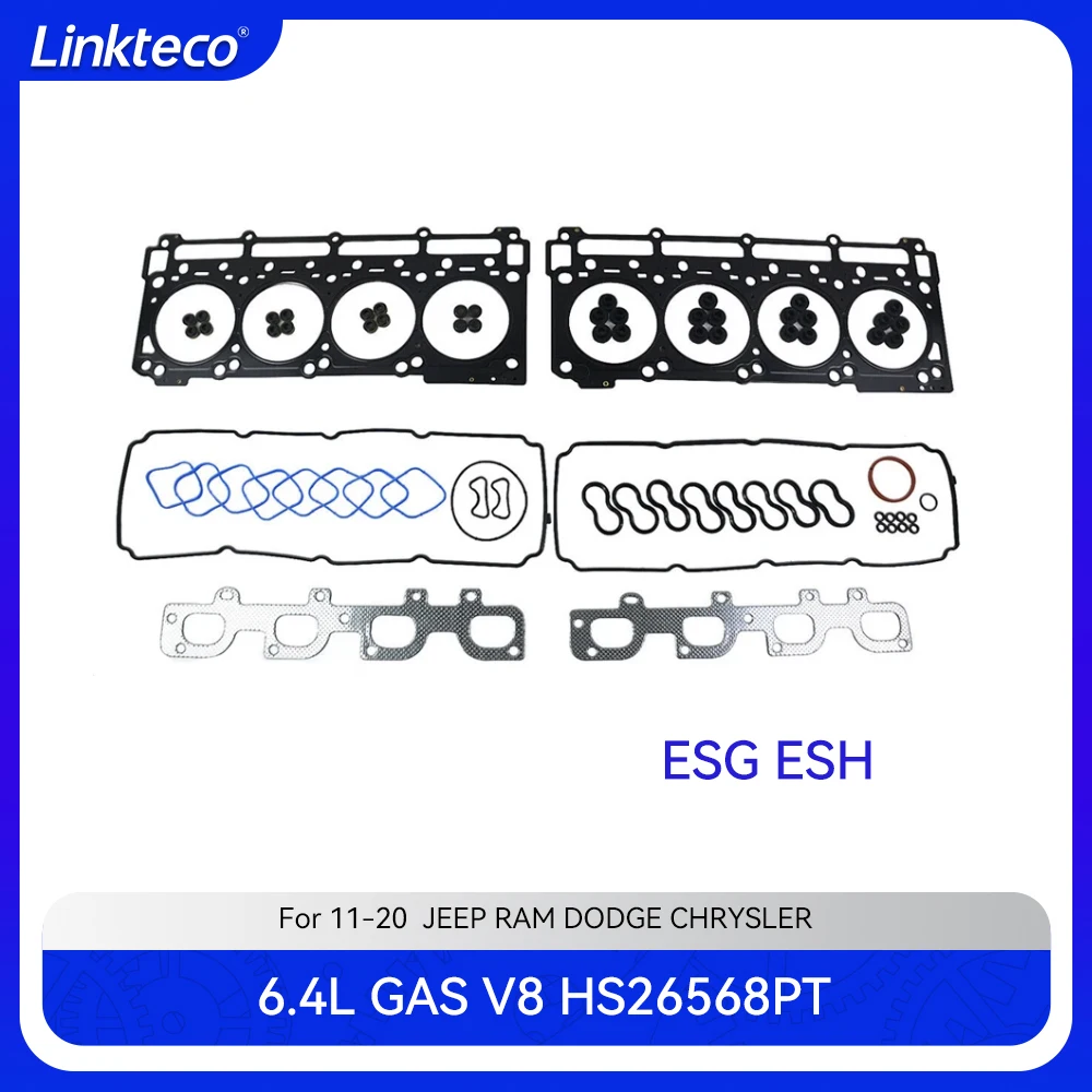 Engine part Cylinder Head Full gasket set Fit 6.4 T L V8 GAS ESG ESH For 11-20 HEMI Chrysler 300 Dodge Jeep GRAND CHEROKEE Ram