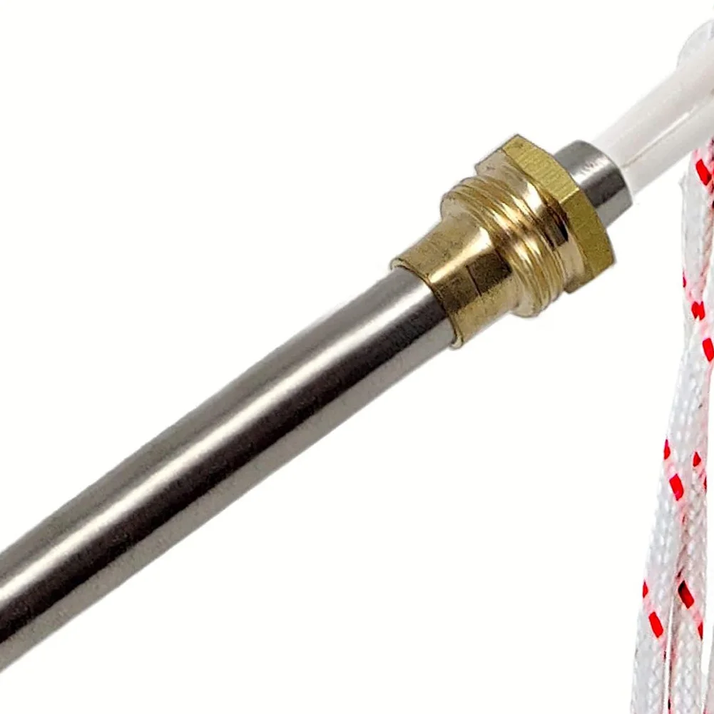 10mm Diameter Pellet Furnace Ignition Rod 220V Thread 3/8 inch Stainless Steel Heating Element for Boiler 250W 150MM