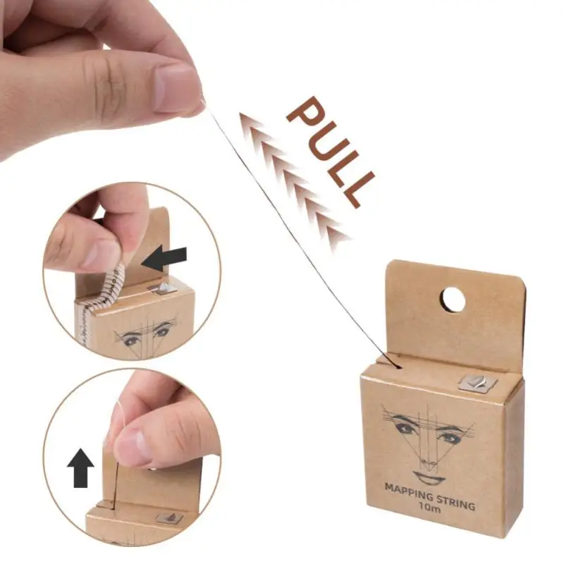 Tattoo Thread Eyebrow Marker Thread Tattoo Brows Ruler Auxiliary Line Drawing With Ink Positioning Mapping Line Box New Korean