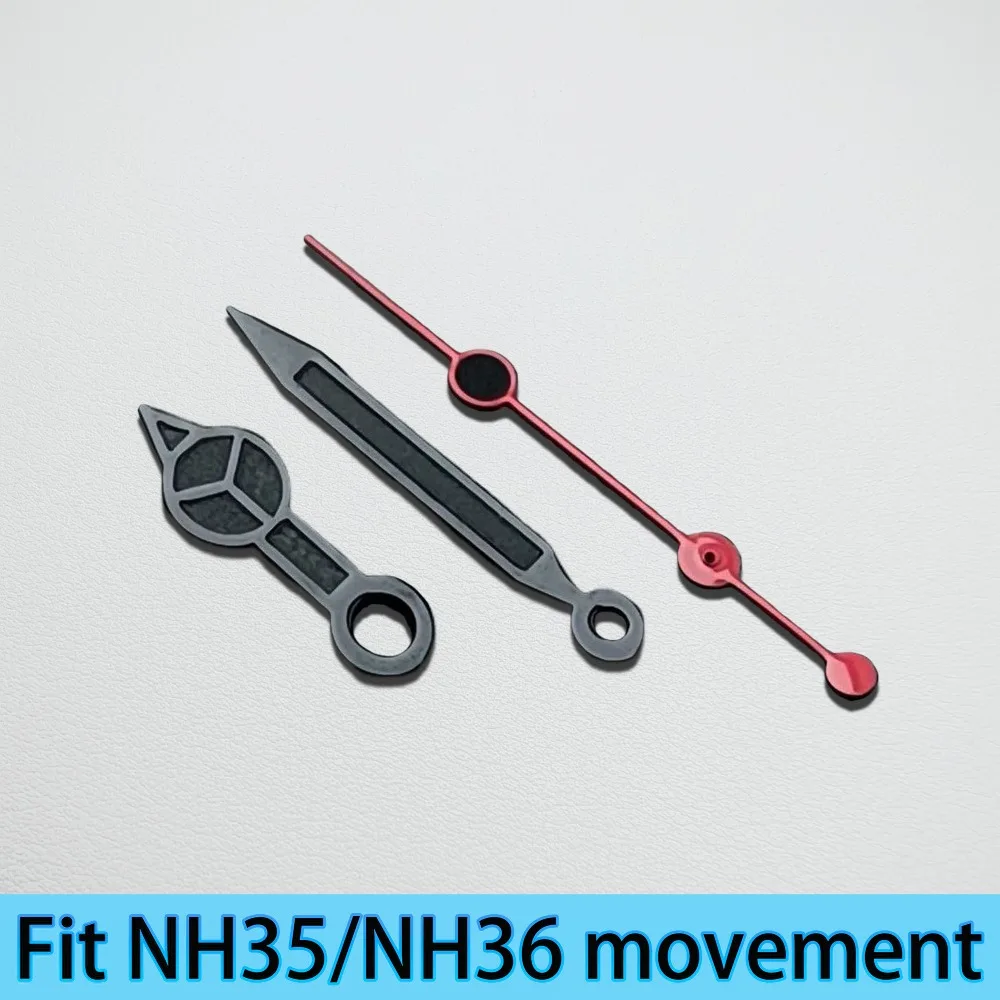 High Quality NH35 Hands Black Blue Green Orange Red  hand For NHNH35/NH36/7S26/7S36/4R35/4R36 Movement Watch Accessories