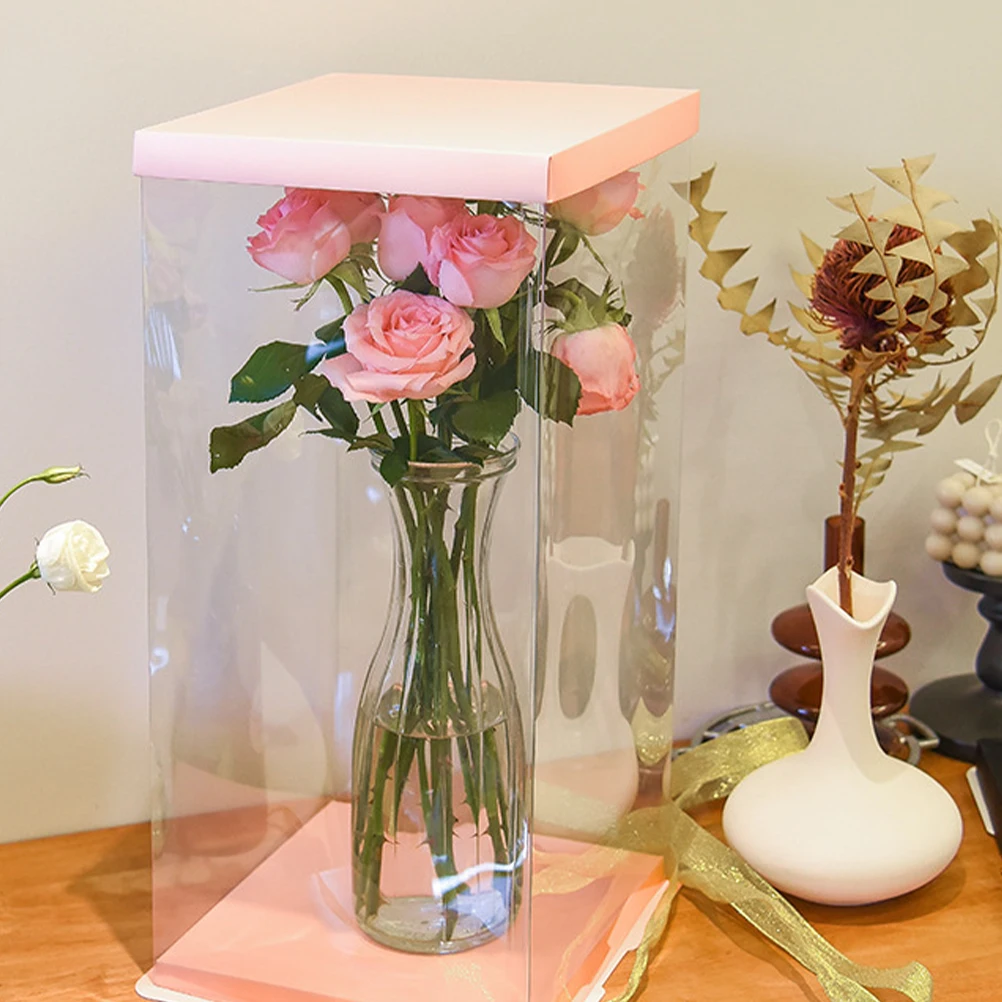 

5pcs Square Baking Dessert Box Transparent Cake Storage Container For Travel Outdoor Picnic Birthday Holiday Cake Carrier Food