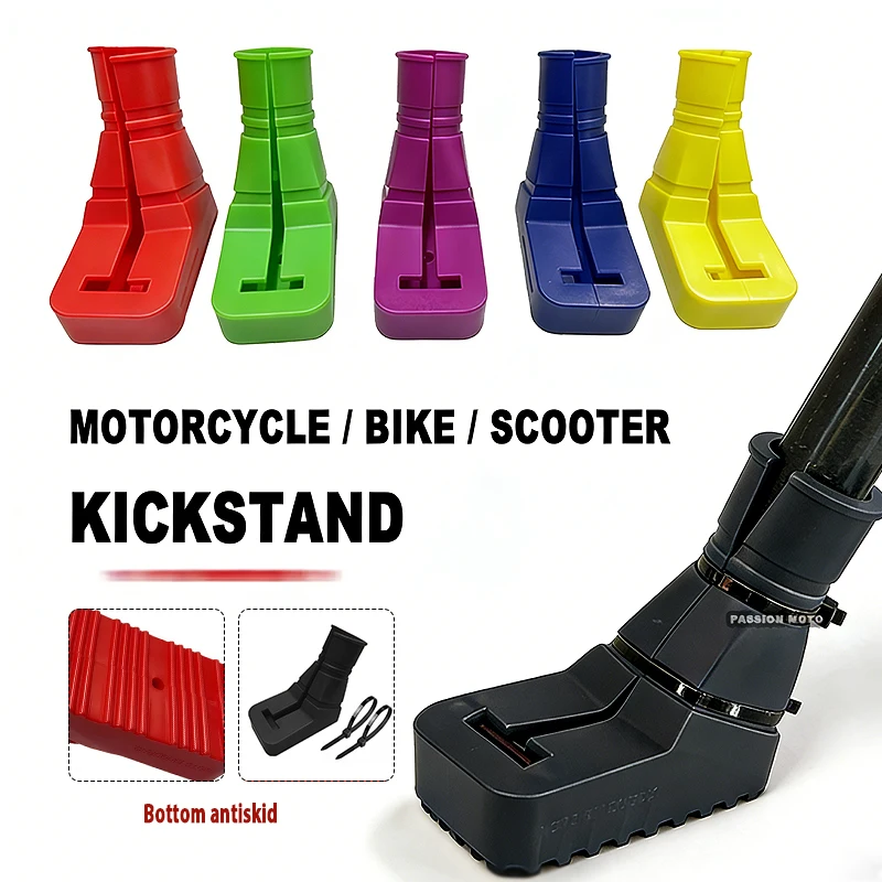 Motorcycle Kickstand Extender Foot Side Stand Extension Foot Pad Support Plate FOR SXF EXC CRF YZ YZF KX KXF KLX WR WRF