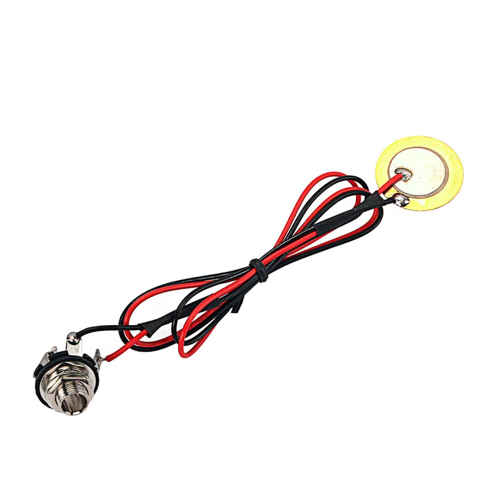 

Acoustic Guitar Pickup Piezo Transducer String Instruments Sound Hole Mounting Easy Install Amplification M Drum Trigger