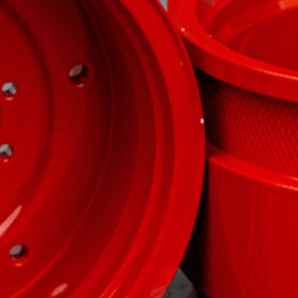 

Red Metal Front Rear Wheel Hub Spare Parts for Toys LESU 1/14 RC Hydraulic Tractor AOUE 1050 DIY Cars Vehicle Model