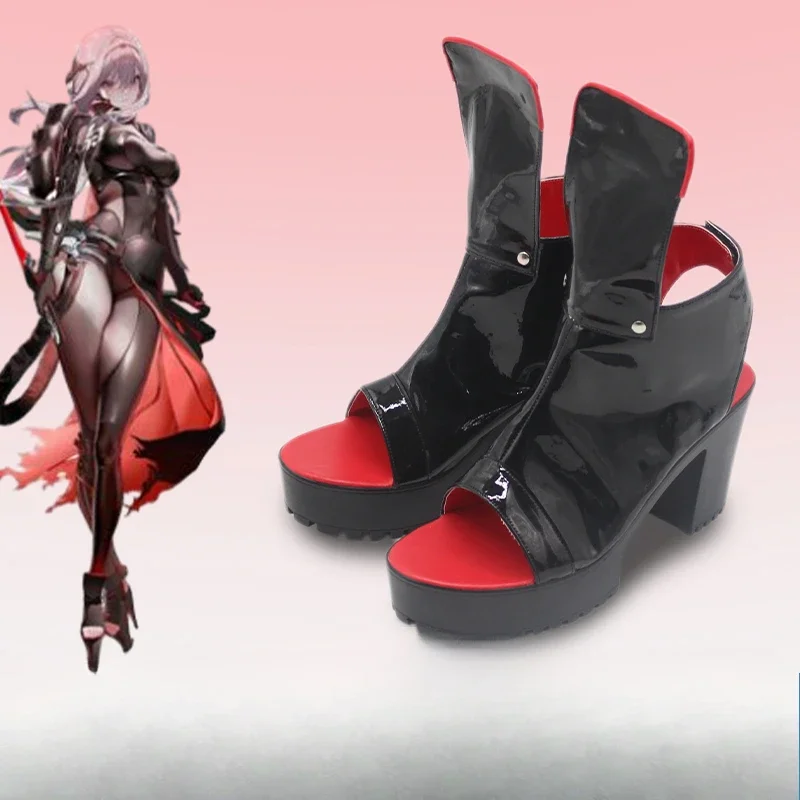 NIKKE The Goddess of Victory Scarlet Cosplay Shoes Boots Hallowmas Christmas Adult Props