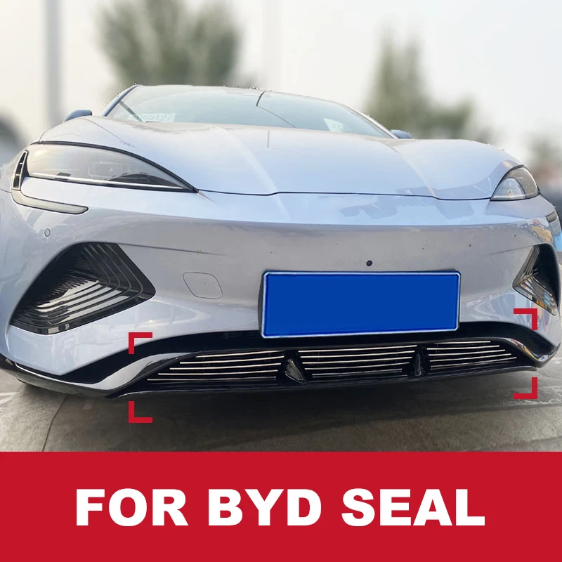 

Резервуар для воды, защитная сетка для BYD Seal 2023 2024, 2-секционная решетка, защита от насекомых, сетка, впускной экран, декоративные аксессуары