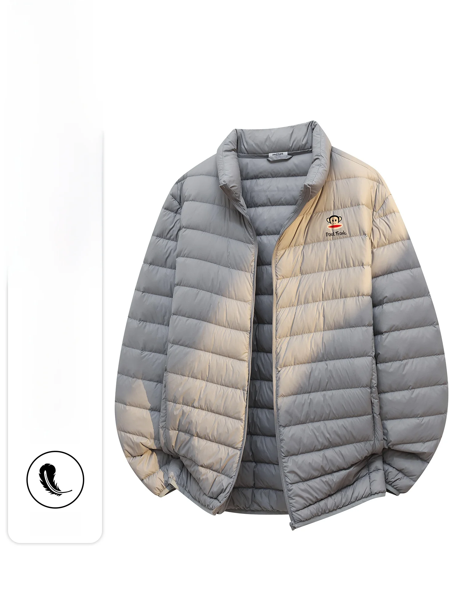 

PaulFrank M Loose down Jaet 2025 Winter Faion Pure Color Warm Outerwear Big Mouth Monkey Rib Inner Design Youth ula...