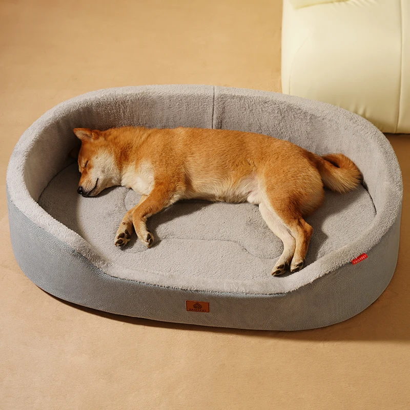 Hundebetten für große Hunde, orthopädisches Winter-Hundebett für mittelgroße und große Hunde, großes wasserdichtes Couch-Haustierbett – Detail 2