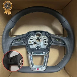 Flat Bottomed For Audi Q3 Multifunctional Perforated Leather RS/S Logo Steering Wheel Base Assembly