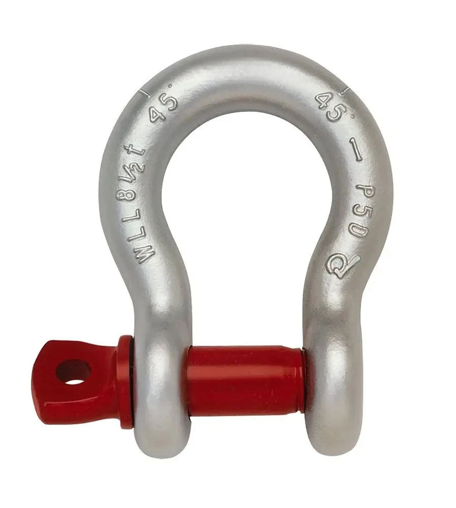 High Quality Carbon Steel Shackle 5/8  Galvanized Screw Pin Anchor Bow Shackle