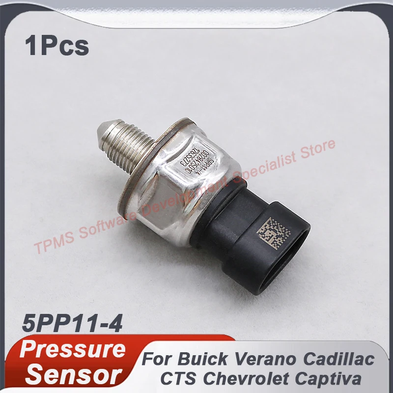 

1PCS 5PP11-4 12635273 Fuel Rail Pressure Regulator Sensor For Buick LaCrosse Verano Cadillac CTS Chevrolet Captiva Impala Malibu