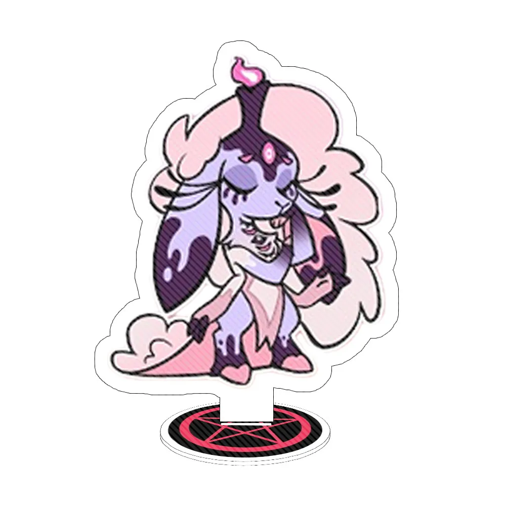 Para Helluva Boss Hazbin Hotel Andrealphus Blitzo Valentino Vox 15cm soporte acrílico bonito de dibujos animados adorno de escritorio regalo de Festival