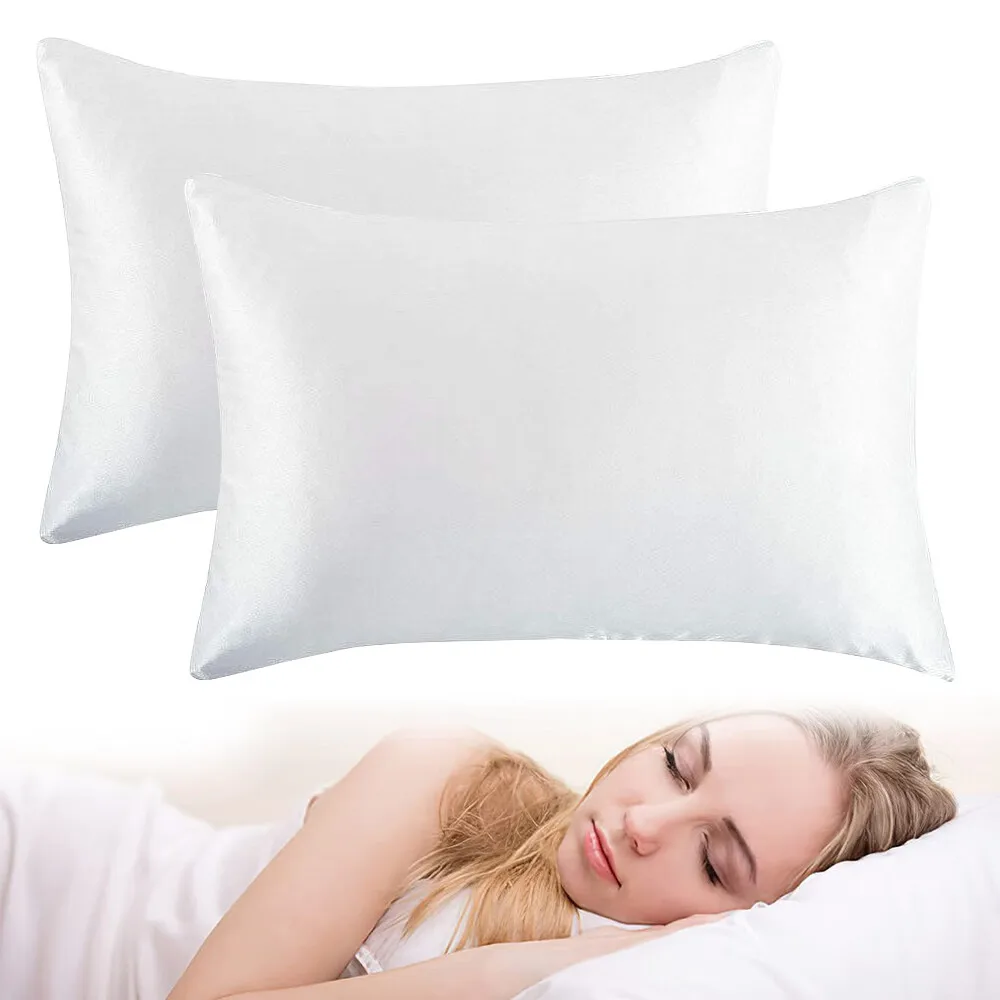 2 Pack Pillowcases, Super Soft and Breathable Envelope Closure Pillow Cases, 20x30 Inches