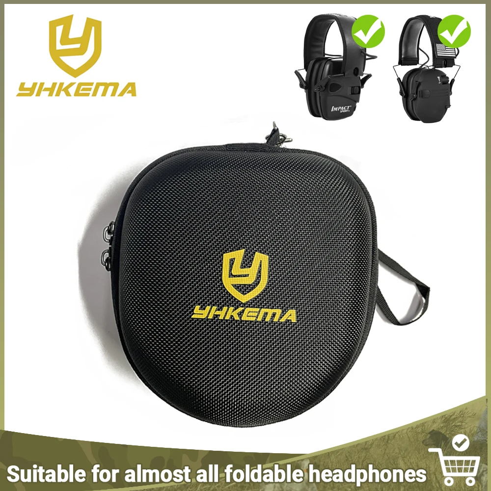 yhkema bolsa impermeavel portatil para o ouvido honeywell impacto eyarmuff e walkers headphone armazenamento anti poeira armazenamento de protecao 01