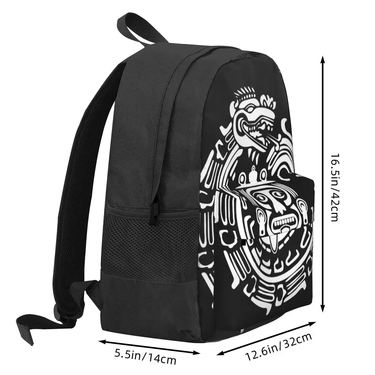 Quetzalcoatl Maya Aztec Ancient Symbol Backpacks Boys Girls Bookbag Children School Bags Cartoon Laptop Rucksack Shoulder Bag