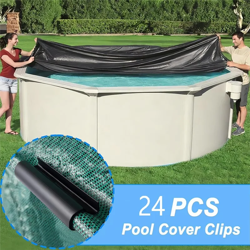 【GRAN VENTA】Clips para cubierta de piscina de invierno, agarre seguro a prueba de viento, Clips protectores de viento de 4,7 pulgadas para cubierta de piscina para entusiastas del jardinería principiantes