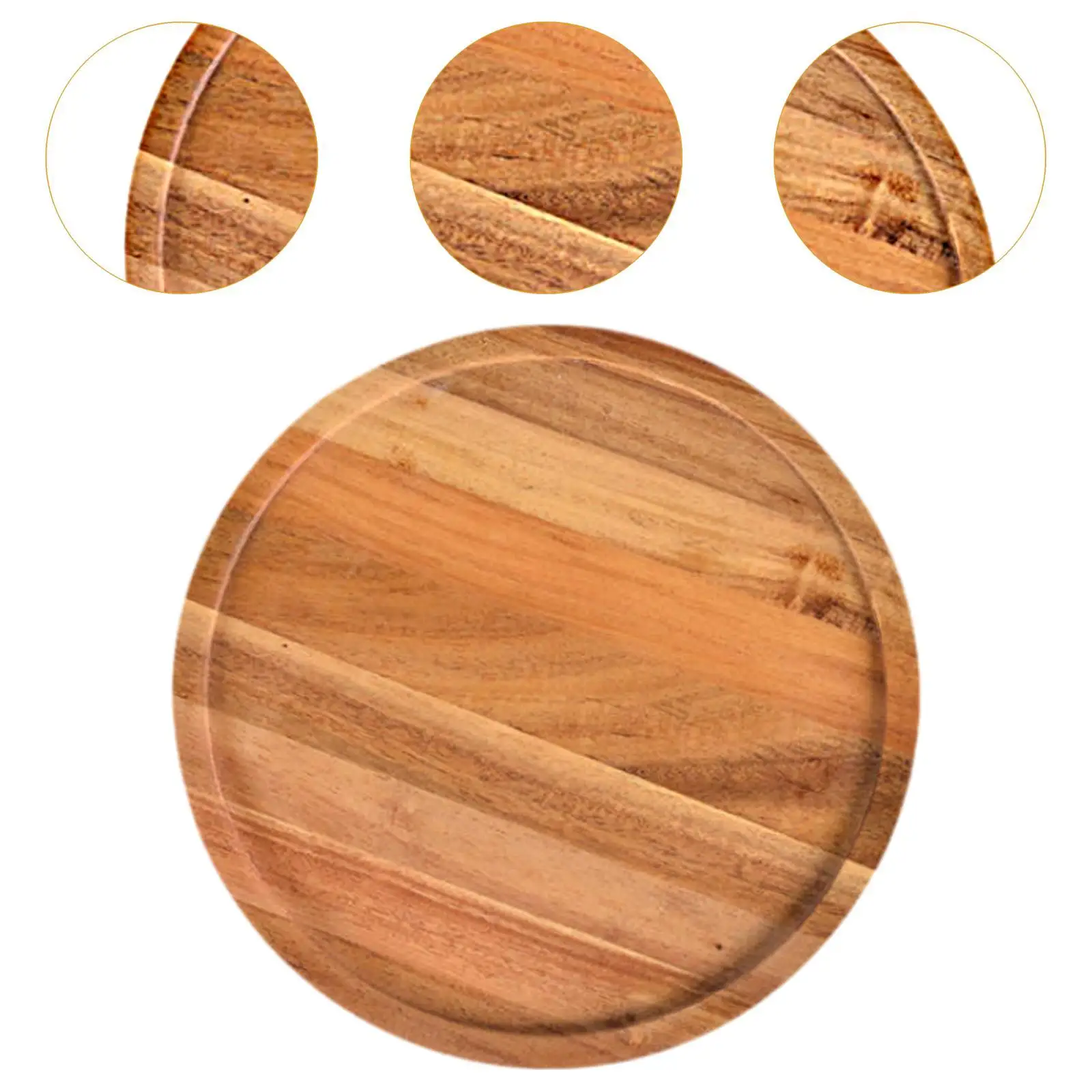 Vassoio da portata in legno Vassoio decorativo Vassoio decorativo Vassoio in legno Organizzatore Antipasto Tavola per alimenti per camera da letto Mangiare cibo