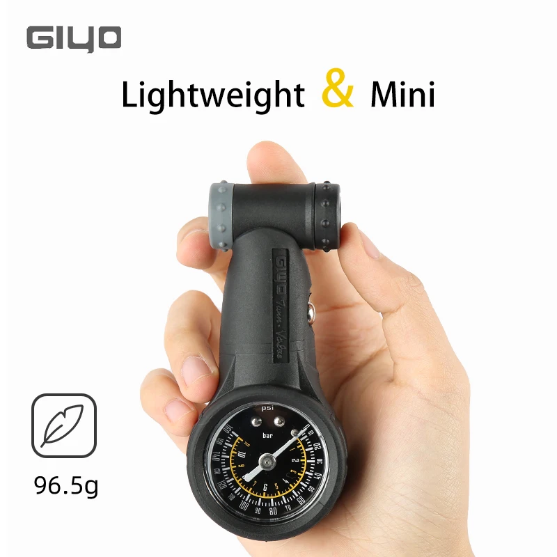 GIYO GG-05 160 PSI Tire Air Pressure Gauge Mini Portable Bicycle Air Tire Meter For Mountain Road Bicycle Presta Schrader Valve