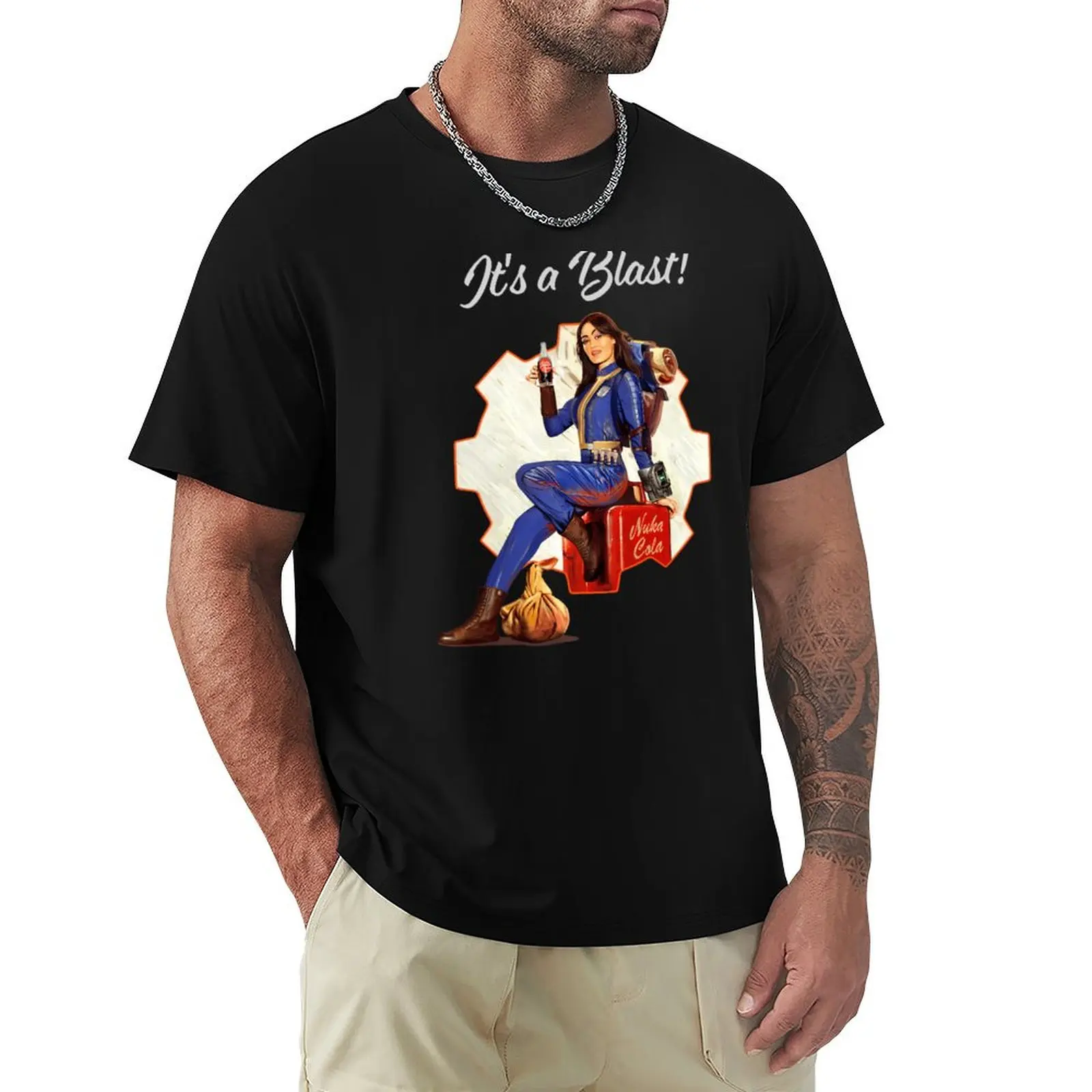 21 It'S A Blast T-Shirt Big and Tall Crew Neck Tee