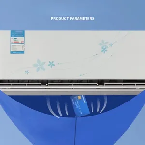 100 سم منظف سميك غطاء تنظيف الهواء كيس PVC مع أنابيب المياه الرئيسية 1-1.5P أدوات مكيف الهواء المعلقة المنقسمة أفضل 10 مشاهد للحماية من مكيفات الهواء - رقم 9