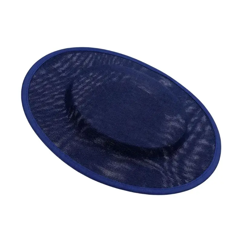 31BB Stage Styling Dress Hat Base for Adults, Lightweight Faux Linen Flat for Daily Outfits, Photos and Theme Parties